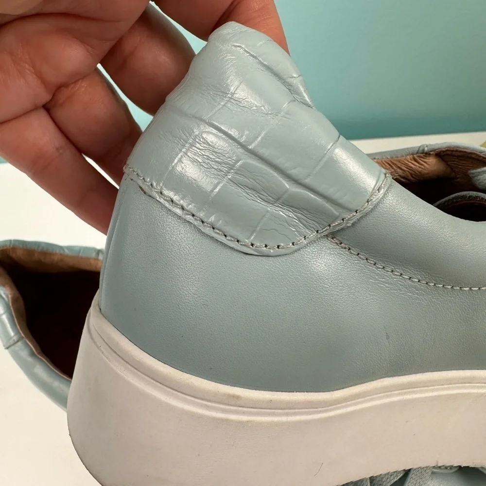 Halogen blue soft leather shoes size 9.5M, new like condition - Picture 4 of 7
